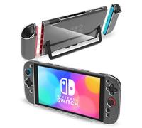 binandteam Carcasa Protectora Compatible con Nintendo Switch 2,Funda PC Espalda Accesorios de Consola y Joycon TPU de Grips Antigolpes Arañazos Case