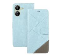 binandteam Funda Xiaomi Redmi 13C 4G (6.74"), Carcasa Xiaomi Redmi 13C 4G Funda, Ranura Tarjeta Tapa Cover, Antigolpes Wallet Case - Azul Claro