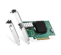 Binardat 10G SFP+ PCIe adaptador de red, Intel X520 82599 controlador LAN, 10G/1G/100Mbps SFP+ ranura tarjeta NIC para Windows/Linux/VMware.
