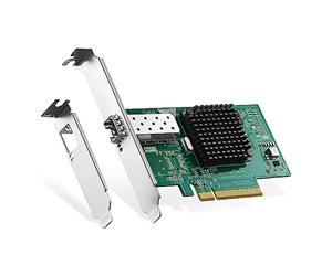Binardat 10G SFP+ PCIe adaptador de red, Intel X520 82599 controlador LAN, 10G/1G/100Mbps SFP+ ranura tarjeta NIC para Windows/Linux/VMware.