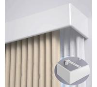 Binario Tenda Oscurante da Parete, Pannello Personalizzabile per Mantovane, Lunghezza Flessibile per Finestre, Senza Guida Laterale, Copertura Elegante e Funzionale per Tende.