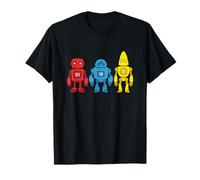 Binary Robots Funny Coding Desarrollador de Ciencias de la Computación Camiseta