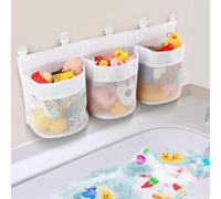 Binblin Organizador de Juguetes,Organizador de Juguete de Baño,Bolsa Juguetes de Baño,Red de Juguetes para Baño Red de Baño para Guardar y Ordenar Juguetes,Ideal para la Hora del Baño