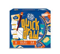 Binca Fletter Quick Draw, divertido juego de cartas de dibujo para todas las edades, juego familiar para niños, adolescentes y adultos, fomenta la creatividad y el pensamiento fuera de la caja, gran
