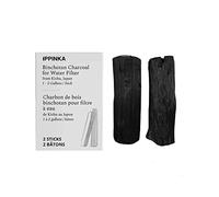 Binchotan carbón de Kishu, Japón, barras purificadoras de agua para agua de gran sabor, 2 palitos - cada barra filtra 1-2 galones de agua