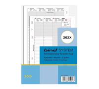 bind B250825 - Calendario 2025, DIN A5, 1 semana / 2 páginas