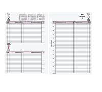 BIND B550323 - Recambio para agenda diaria A5, plantilla de temporizador para calendario año 2023, 1 día/1 página, calendario con sistema, calendario para planificadores de sistemas bind y