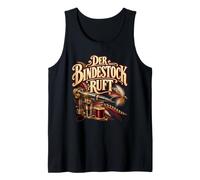 Bindenstock Ruf Camisa Hackle Vintage del Pescador con Mosca Camiseta sin Mangas
