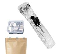 Binder Clip Stapler - 45 Sheets Capacity Fastener, Desktop Paper Clamp Device, Reusable Portable Binding Tool, Office Organizer | Binder Clip Stapler for Teacher Student Desk School Classroom Home