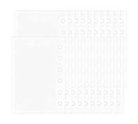 Binder Pages - 20 Pieces Accessories for Artists Students DIY Projects | Sticker Backing Paper for Scrapbookers Craft Enthusiasts Label Making Home Art Studio Organization Journaling Storage Sheets