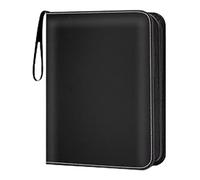 Binder Per Carte - Raccoglitore Per Carte | Raccolta Di Archiviazione Delle Commerciali Con 50 Maniche Rimovibili | Organizzatore Del Titolare Di Fotocard Da Collezione Per Zipper Per