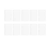 Binder Pockets - Transparente Sheet Protectors | 10 piezas Smooth Sleeves | Organizer Pouches for Cash Credit Cards Index Class Trading Journal Study Tracker Students