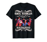 Bindi Bhangra y Bollywood Indio Camiseta