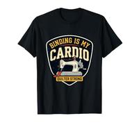 Binding Is My Cardio Funny Quilting Máquina de Coser Quilter Camiseta
