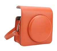 Bindpo Estuche para cámara instantánea, Bolso de Hombro de Cuero de PU para cámara, Tipo Desmontable, Funda para cámara con Correa para el Hombro, para Square SQ1(Naranja)