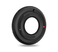 Bindpo M42-C-M4/3 Anillo Adaptador de Montaje de Lente, aleación de Aluminio Convertidor de Lente de Enfoque Manual para Tornillo M42 Lente de Montaje C para Adaptarse a la cámara M4/3