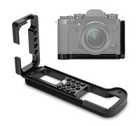 Bindpo Placa de liberación rápida en Forma de L, Soporte Vertical de Montaje en rótula de trípode de aleación de Aluminio con múltiples Orificios para Tornillos de 1/4 para Fuji X-T3