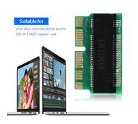 Bindpo Tarjeta adaptadora, SSD a M.2 NGFF Convert Adaptador Tarjeta de Interfaz 2013 2014 2015, para M.2 NGFF PCIe x4 AHCI SSD, para MacBook Air/para Pro