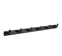 Bineiv Wall Mounted Coat Rack,Percha de Gancho,Organizador de Pared,Ganchos Decorativos,para Entrada Salón Baño Pasillo Dormitorio,Negro