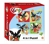 Bing - 4-in-1 Puzzles, Cuatro Divertidos Rompexabezas en Diferentes Niveles - 1 Set