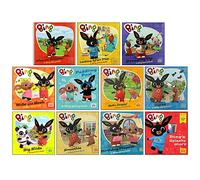 Bing As Seen On TV - Bing 11 Children Story Books Collection Pack Set - (Dressing Up, Hide and Seek, Looking After Flop, Big Slide, Where's Hoppity & More)