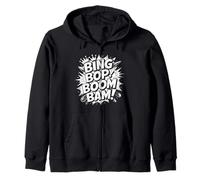 Bing Bop Boom Boom Meme Reacción Graciosa Dicho Sudadera con Capucha