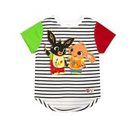 Bing Bunny Camiseta Sula Striped Black White Niños Niñas y Niños Top Raglán