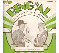 BING CROSBY AND AL JOLSON - BING N AL VOLUME 1 LP (VINYL ALBUM) US TOTEM 1975