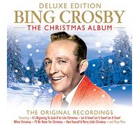 Bing Crosby - The Christmas Album (Deluxe Edition) 28 Original Recordings Remastered For Superior Sound Quality including A White Vinyl Retro Style On Body CD Disc & Greeting Card Style Booklet.