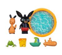 Bing Juguetes para Piscina Infantil y Juego de Figuras Compatible con Otros Juegos de Juego. Juguetes niños pequeños del Programa de televisión CBeebies.