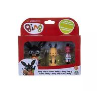 Bing y sus amigos: Bing en el médico, set de 3 figuras de juego: Bing, Dra. Molly y Flop