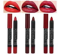BINGBRUSH - Juego de 3 pintalabios en color mate, pintalabios definitivo para la colección de maquillaje - N