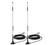 Bingfu 4G LTE Antena CRC9 Macho Antena CRC9 Adaptador 7dBi Base Magnética con 3Meter 9.84 pies Cable de Extensión para Huawei Router Homematic Mobile WiFi 3G/2G hotspots