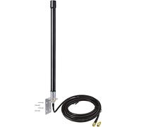 Bingfu 4g LTE - Antena de cámara de rastro celular de largo alcance para montaje en pared, cable coaxial KSR195 de baja pérdida - Compatible con Verizon AT&T T-Mobile Sprint 4G LTE router Gateway Módem Cellular Trail Camera