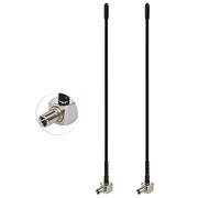 Bingfu 4G LTE Antena Mini Soft Whip TS9 Macho Antena (Paquete de 2) Compatible con Vodafone EE O2 Three 4G LTE Mobile Hotspot MiFi Router Cellular Mobile Broadband Modem USB Modem Dongle Adapter