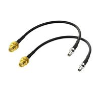 Bingfu - Adaptador de Antena 4G LTE SMA Hembra a TS9, Cable coaxial de 15 cm (2 Unidades) para Verizon Jetpack AT&T Netgear Nighthawk Huawei MiFi Mobile WiFi Hotspot Router USB Modem Dongle