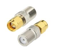 Bingfu Adaptador SMA Macho a F Hembra Conector de Antena, Conjunto de Convertidor de RF, 2 unids para FM/Am/Dab + Radio Pioneer Pure