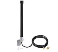 Bingfu Antena 4G LTE Exteriores Largo Alcance 6dBi SMA/RPSMA Antena Fibra Vidrio Impermeable para Montaje en pared con Cable de 3Metros Para Cámara Seguridad Módem puerta de Enlace de Enrutador 4G LTE