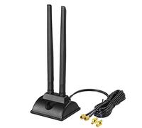 Bingfu Antena 4G LTE SMA TS9 6dBi Base Magnética Antena para 4G LTE CPE Router Inalámbrico Banda Ancha Módem Puerta Enlace Celular Netgear ZTE D-Link Archer ASUS AC68U Huawei B525