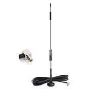 Bingfu Antena 4G LTE TS9 7dBi MIMO Base Magnética,Cable 3m | Antena 4G para Orange, Vodafone, Movistar, Router 4G LTE, Puerta Enlace Celular, Módem, Hotspot, Huawei y Netgear