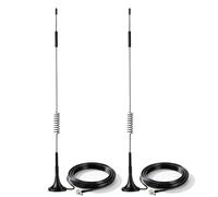 Bingfu Antena 4G LTE TS9 Exterior 7dBi Base Magnética,Cable 3m,Pack-2 | Antena 4G LTE para Orange Vodafone Movistar Yoigo Netgear Huawei MiFi Mobile Hotspot Router Módem USB Aircards