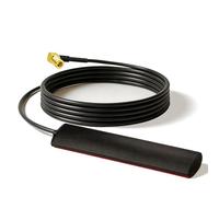 Bingfu Antena Coche Antena Radio FM AM Macho SMB Montaje Adhesivo Antena Parche Oculto para Vehículo Camión SUV Coche Unidad Principal Receptor de Medios CD Amplificador Sintonizador de Radio HD Audio