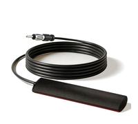 Bingfu Antena Coche FM Radio DIN Plug Montaje Adhesivo Oculto | Antena Radio Vehículo con Receptor de Audio HD, Instalación en Parabrisas Compatible con Camión SUV y Estéreo Coche