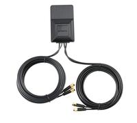 Bingfu Antena Combinada Dual GPS/BeiDou + Dual 4G LTE, GNSS Activa y Antena Celular MIMO con Conector SMA Macho, Cable RG174 de 3 Metros para Aplicaciones de Seguimiento Automotriz, IoT e Industrial