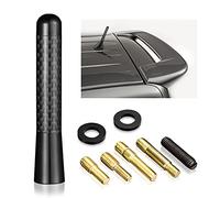 Bingfu Antena Corta Universal Radio Compatible Con Todos los Coches, FM Am Repuesto para M4.0 M5.0 M6.0 Tornillos Black para Vehículo Camión SUV