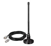 Bingfu Antena de radio CB de 27 MHz, base magnética, látigo suave PL259 y BNC macho, compatible con Cobra Midland Uniden Maxon President Mobile CB Kit de antena de radio para coche y camión