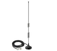 Bingfu Antena de radio jamón VHF UHF de doble banda 136-174MHz 400-470MHz