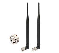 Bingfu Antena de Receptor Micrófono Inalámbrico UHF 470MHz-960MHz Macho BNC (2-Paquete) para Receptor Sistema de Micrófono Inalámbrico Audio Digital Remoto Dispositivo Amplificador Sintonizador