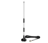 Bingfu Antena Escáner Radio Policía 20-1300 MHz Antena HF VHF UHF Macho BNC Base Magnética Radio Bidireccional Radioaficionado Compatible con Uniden Bearcat Whistler Radio Shack Escáner Radio Policía