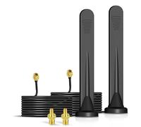 Bingfu Antena Externa 5G/LTE/4G de SMA TS9 5dBi Omnidireccional con Base Magnética y Cable de 3 Metros para Router, Módem, Hotspot, Sistemas de Vigilancia, Dispositivos IoT y Hogar Inteligente